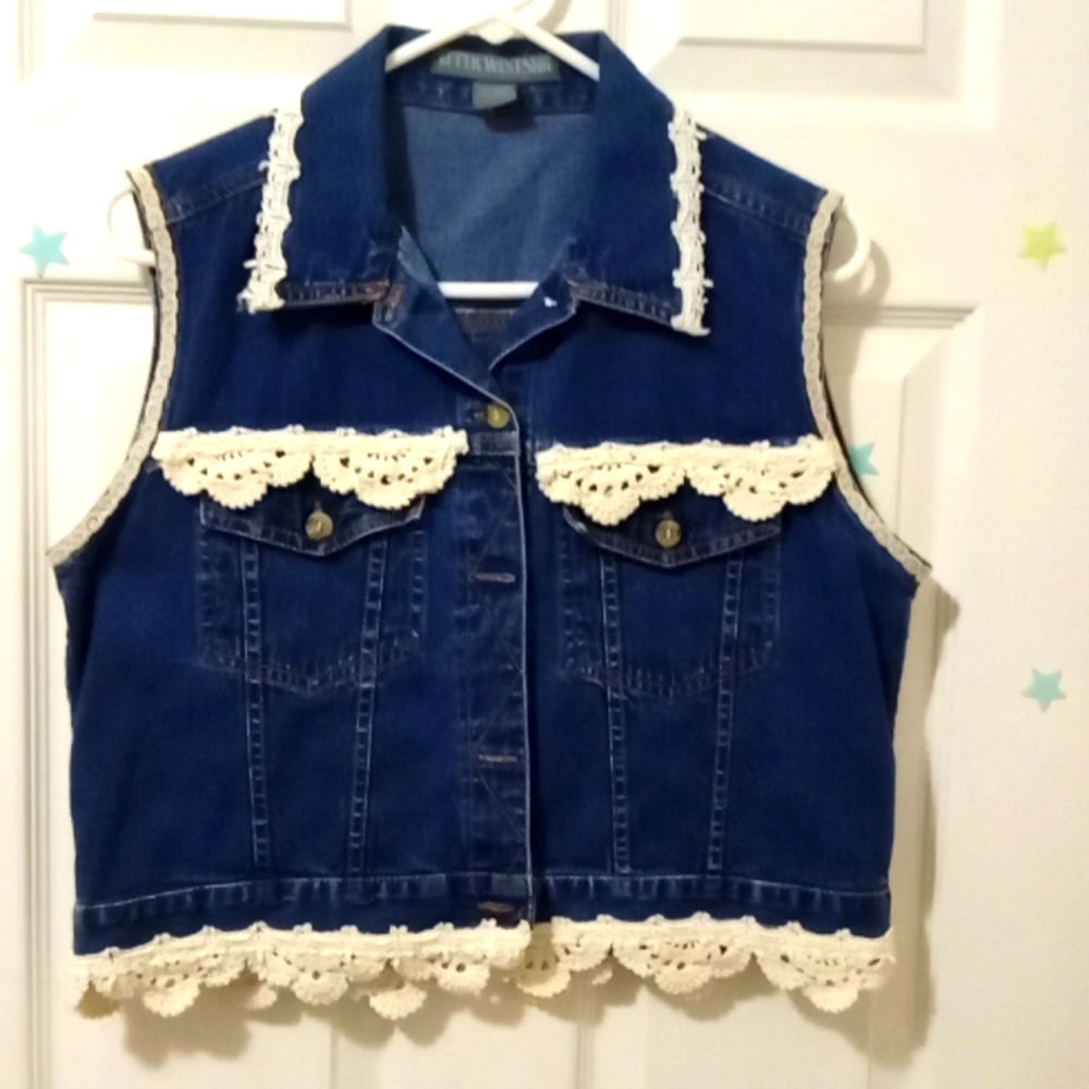 Denim vest